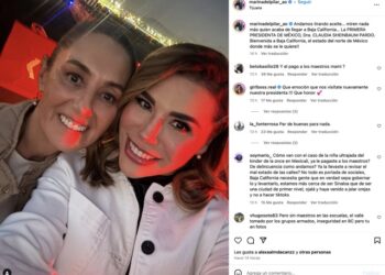 Claudia Sheinbaum y Marina del Pilar